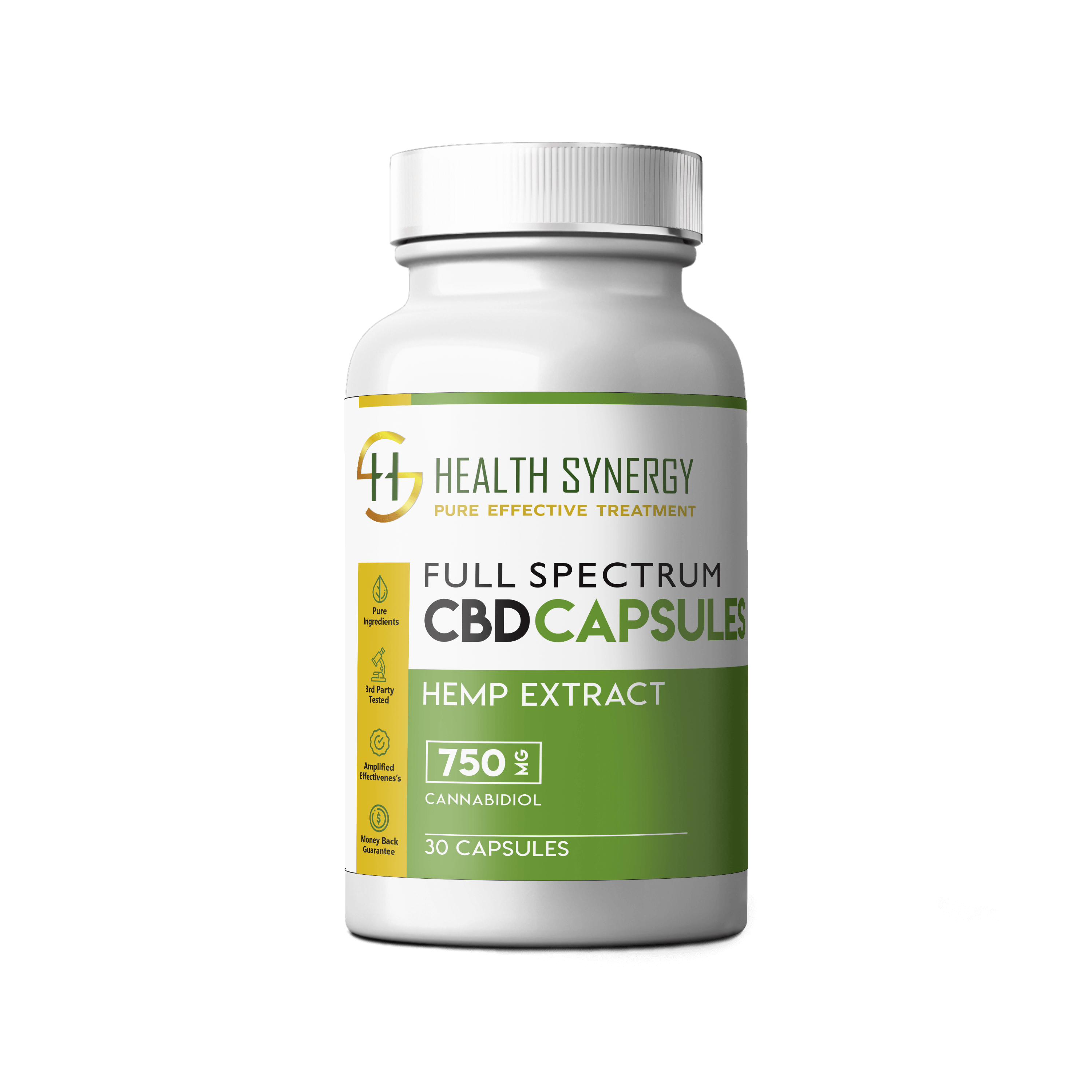 Full Spectrum CBD Capsules 750mg | Leafly